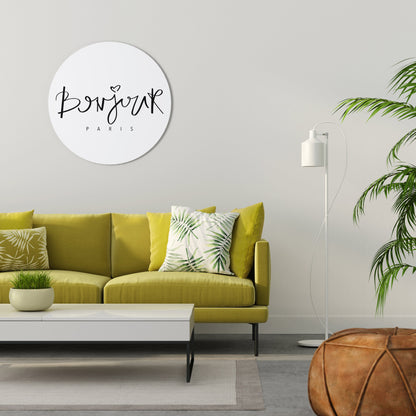 BONJOUR LOVE - Decorazione murale rotonda