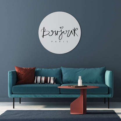 BONJOUR LOVE - Decorazione murale rotonda
