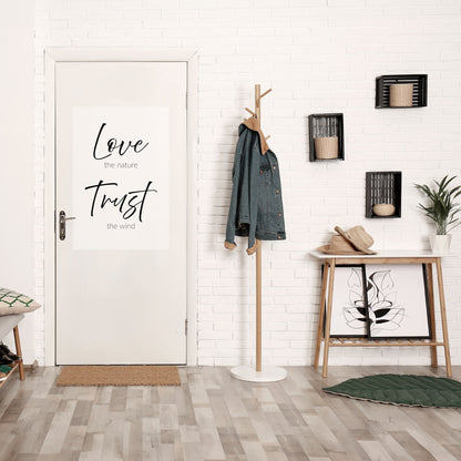 BREEZY BELIEFS Poster verticale staccabile e attaccabile