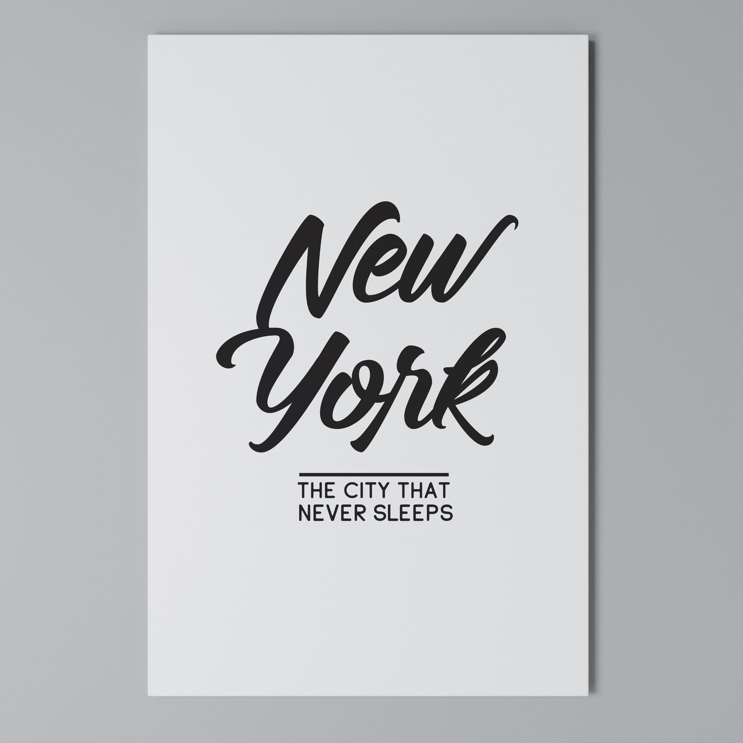 AWAKE IN NYC Stampa su Tela Verticale