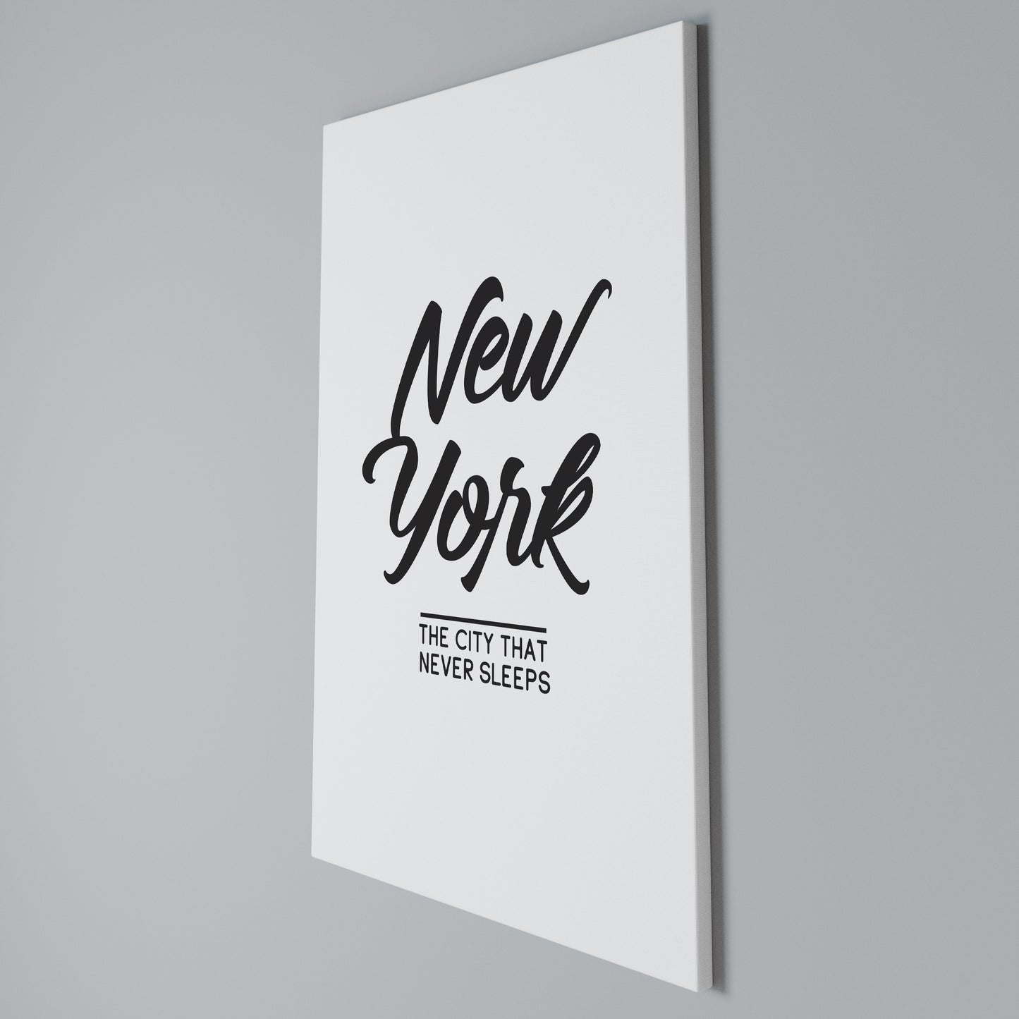 AWAKE IN NYC Stampa su Tela Verticale