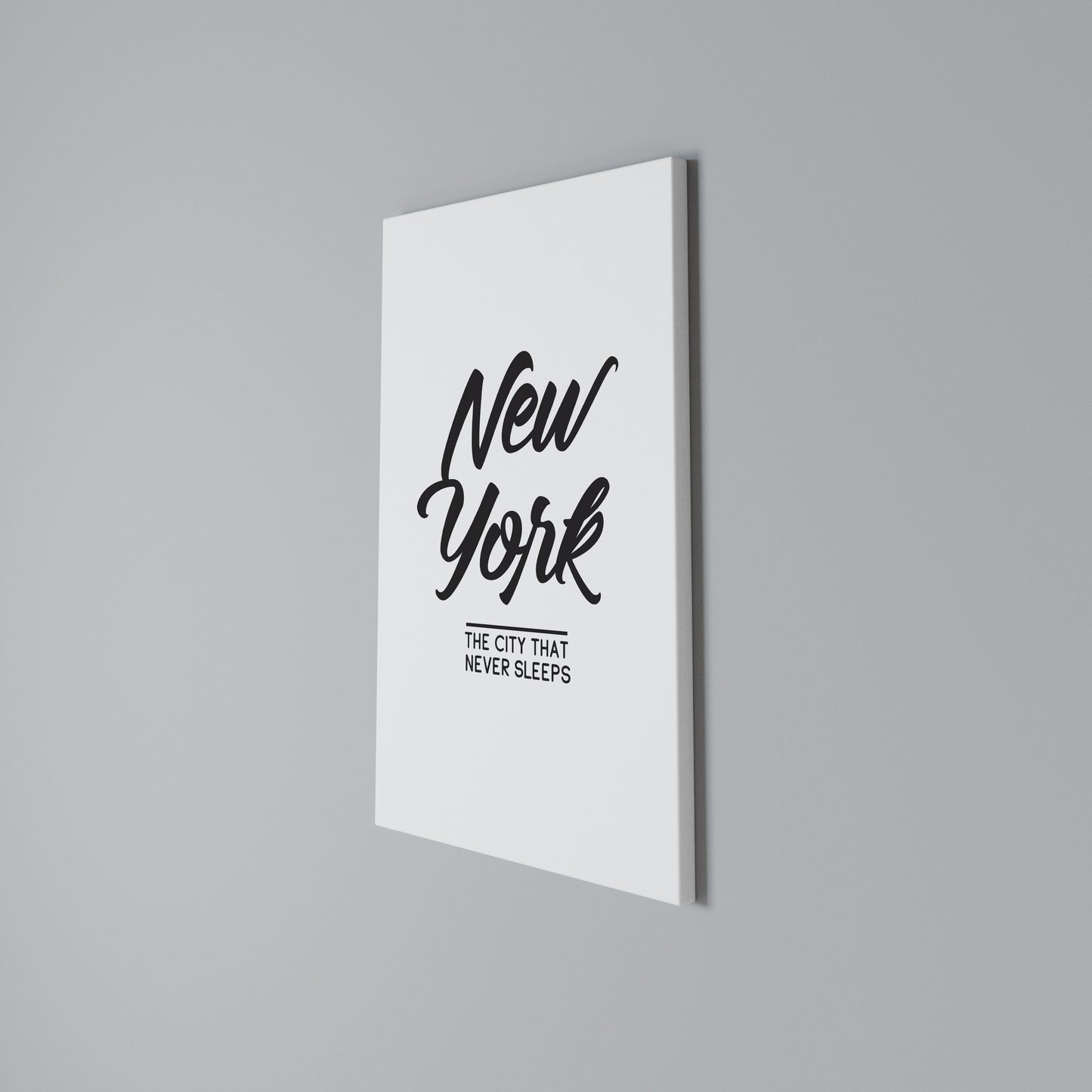 AWAKE IN NYC Stampa su Tela Verticale