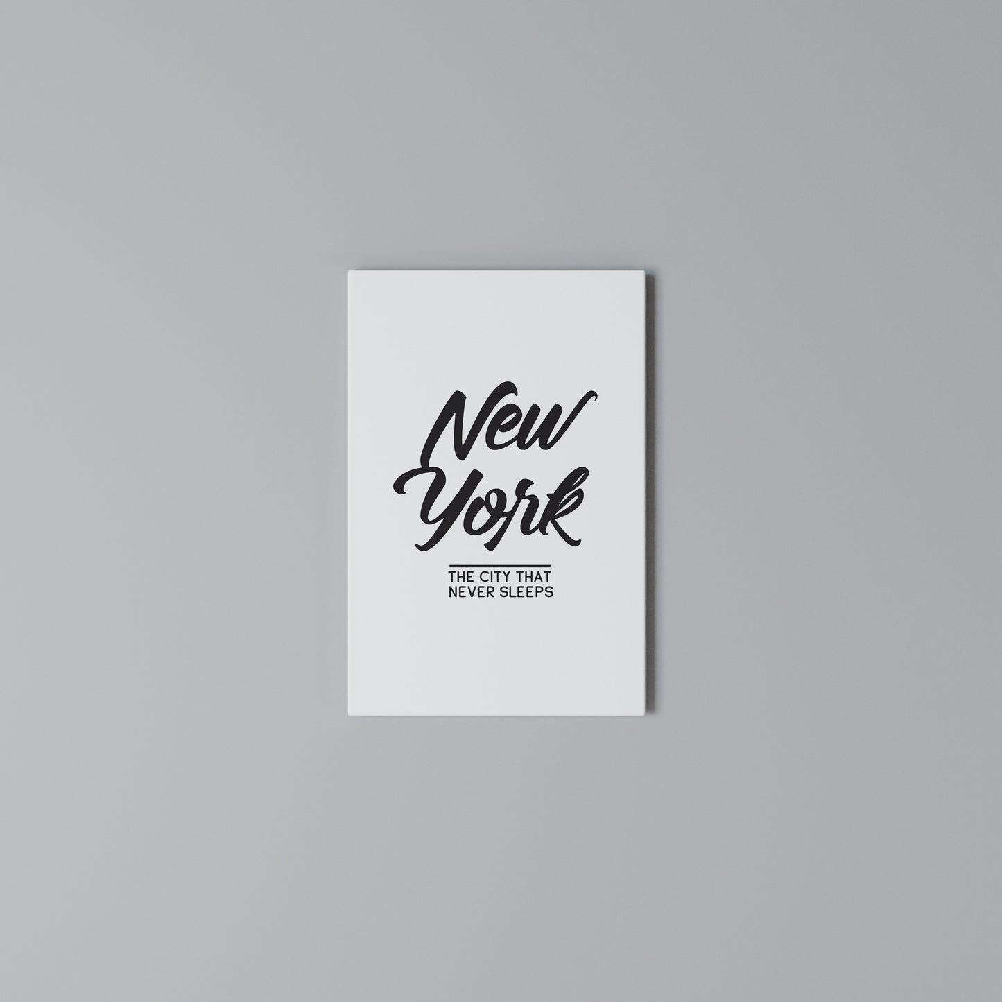 AWAKE IN NYC Stampa su Tela Verticale