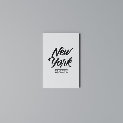 AWAKE IN NYC Stampa su Tela Verticale