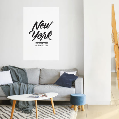 Poster verticale staccabile e attaccabile AWAKE IN NYC
