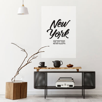 Poster verticale staccabile e attaccabile AWAKE IN NYC