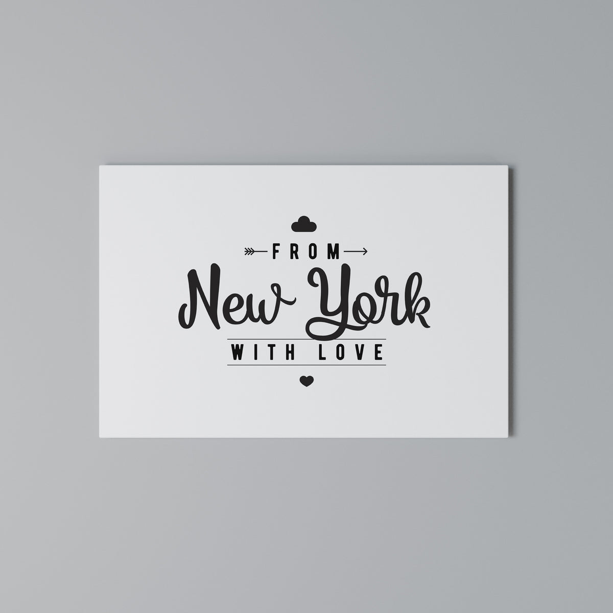 NEW YORK HEARTBEAT Stampa su tela orizzontale