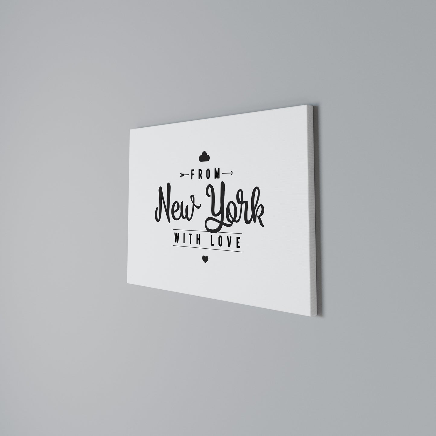 NEW YORK HEARTBEAT Stampa su tela orizzontale
