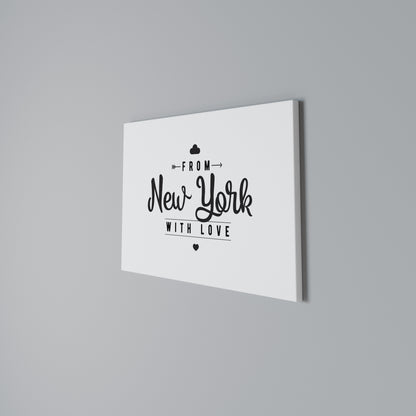 NEW YORK HEARTBEAT Stampa su tela orizzontale