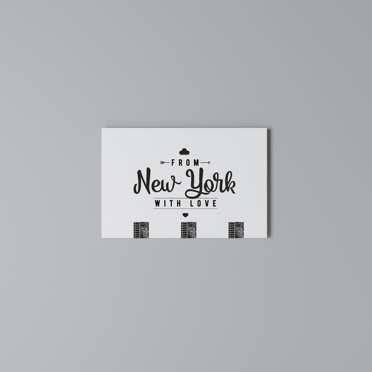 NEW YORK HEARTBEAT Stampa su tela orizzontale