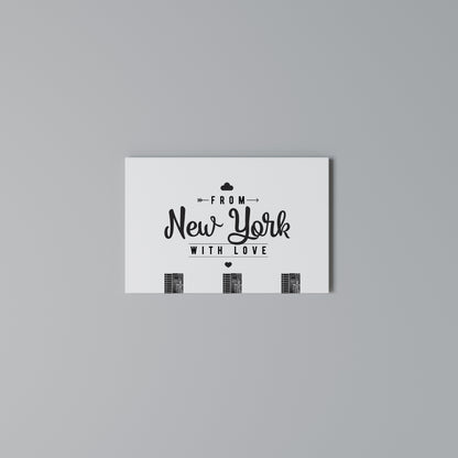 NEW YORK HEARTBEAT Stampa su tela orizzontale