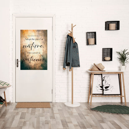 ARMONIA CON LA NATURA Poster verticale staccabile e attaccabile