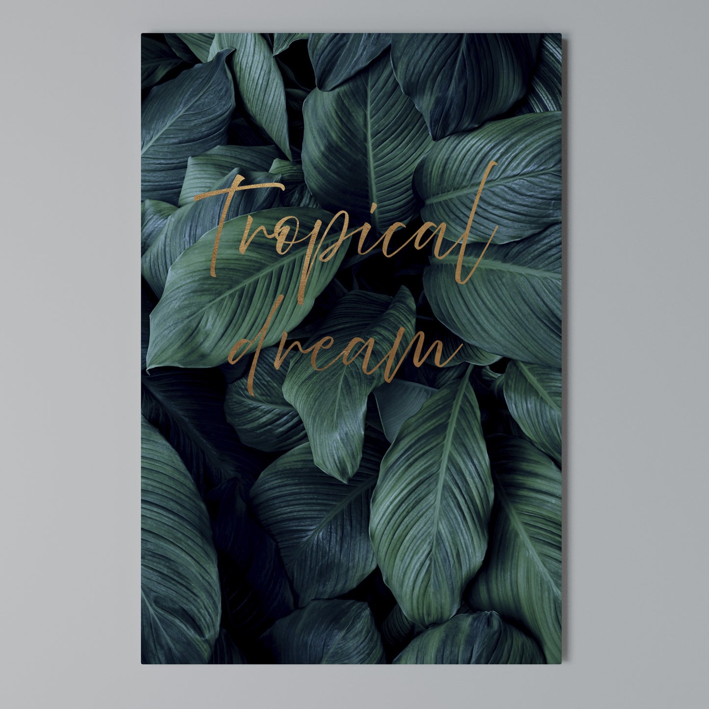 TROPICAL BLISS Stampa su Tela Verticale