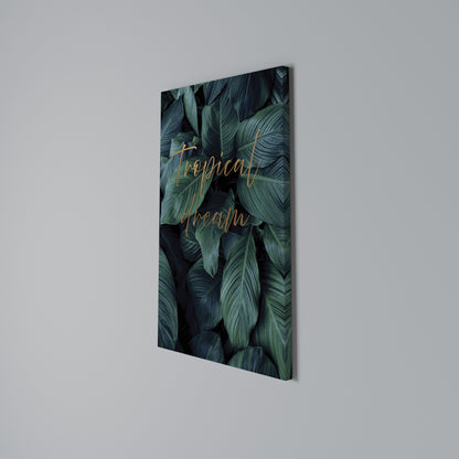 TROPICAL BLISS Stampa su Tela Verticale