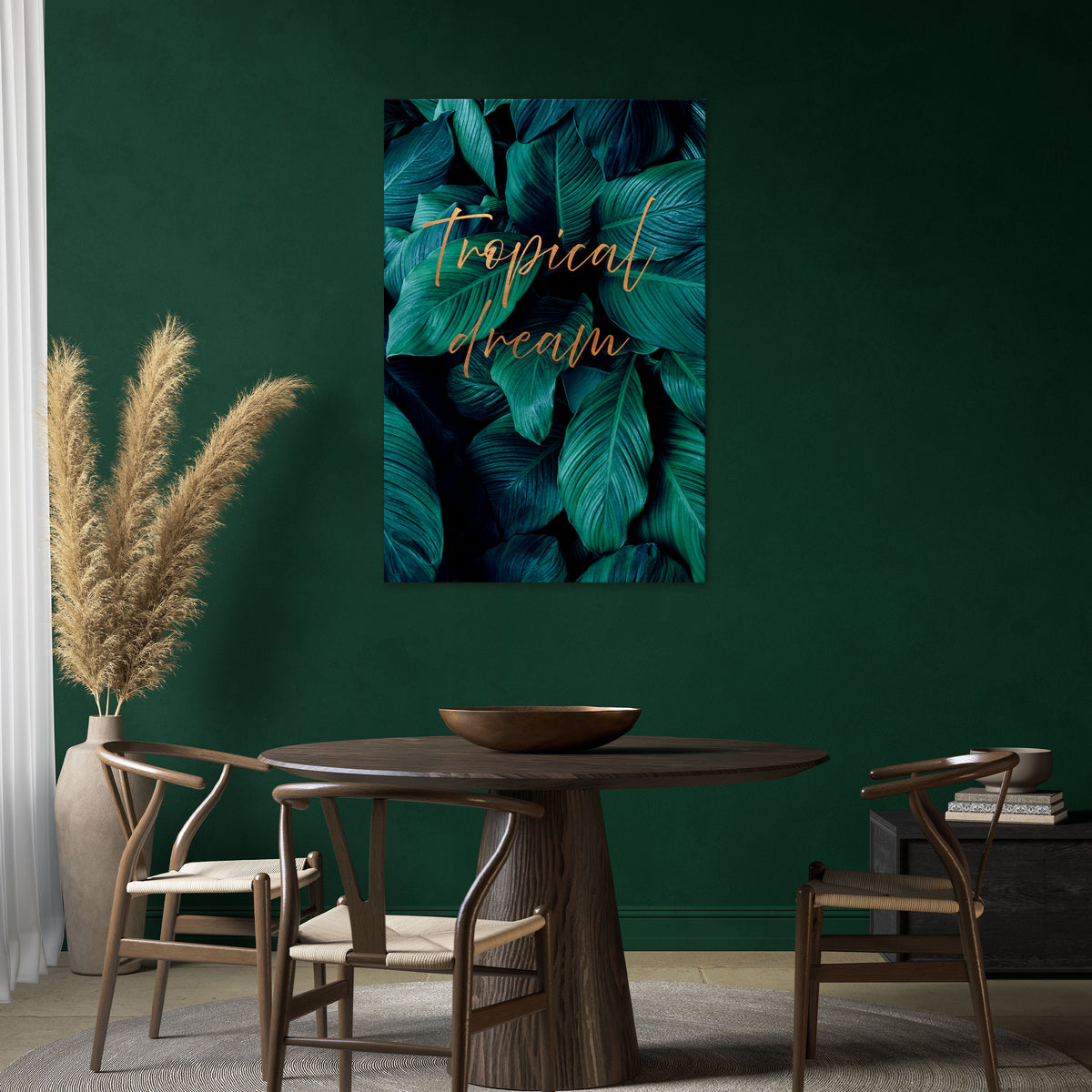 TROPICAL BLISS Stampa su tela verticale