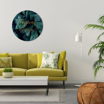 Decorazione murale rotonda TROPICAL BLISS