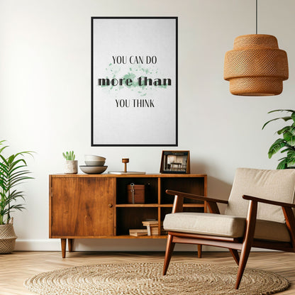 CREDERE E RAGGIUNGERE Poster verticale staccabile e attaccabile