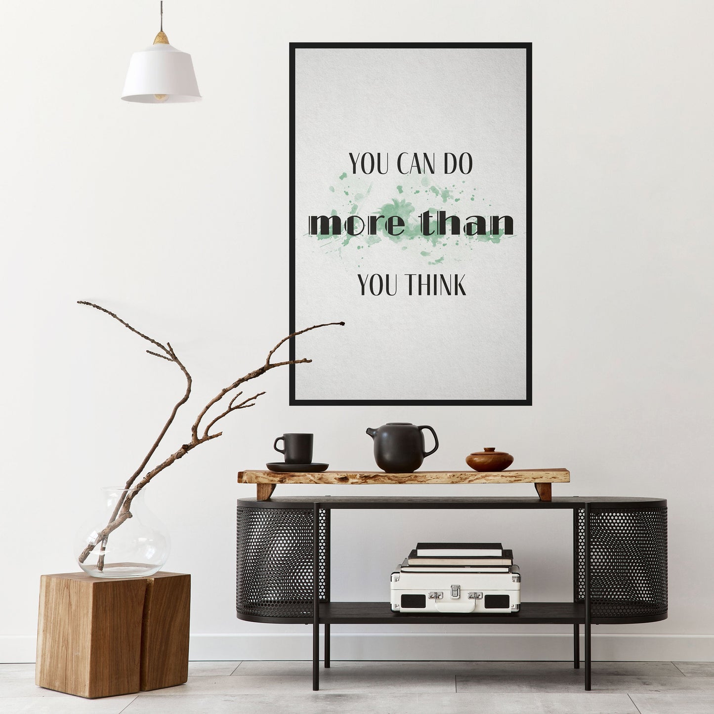 CREDERE E RAGGIUNGERE Poster verticale staccabile e attaccabile