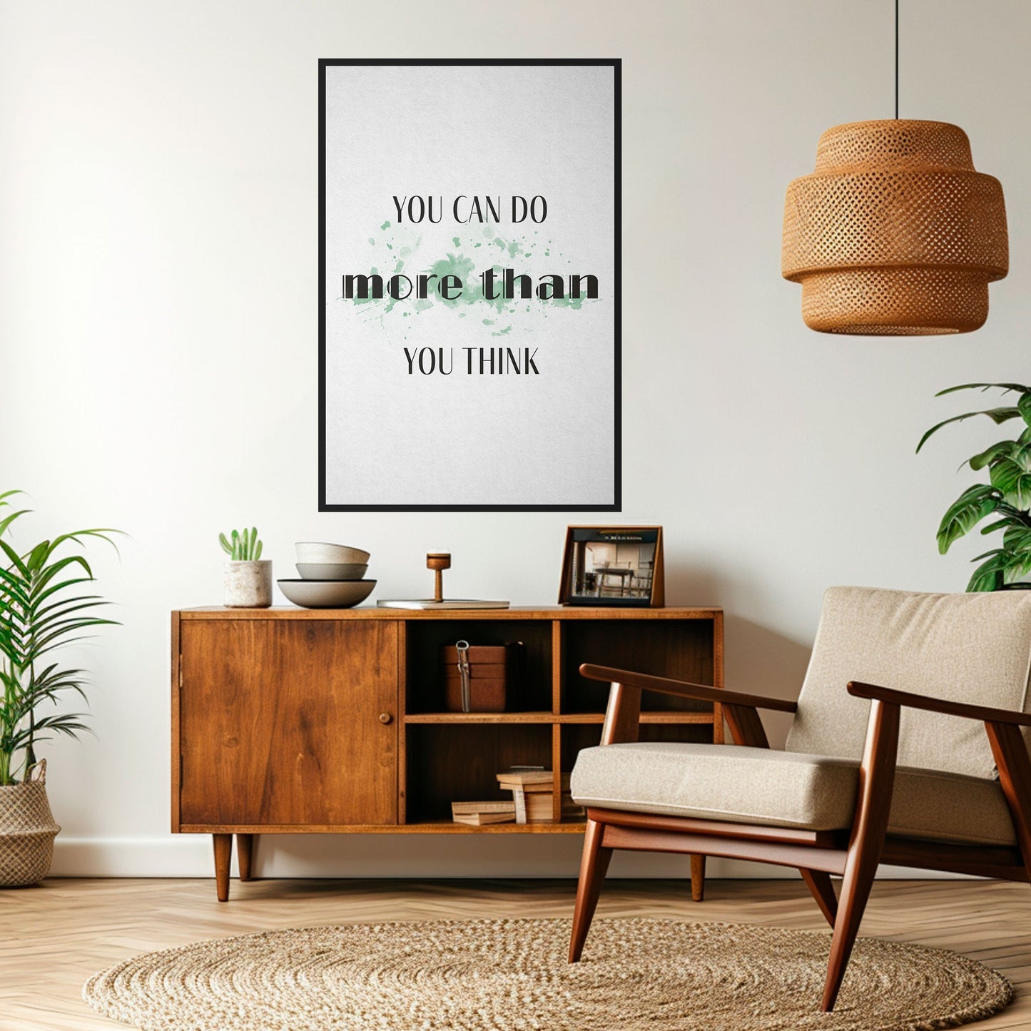 CREDERE E RAGGIUNGERE Poster verticale staccabile e attaccabile