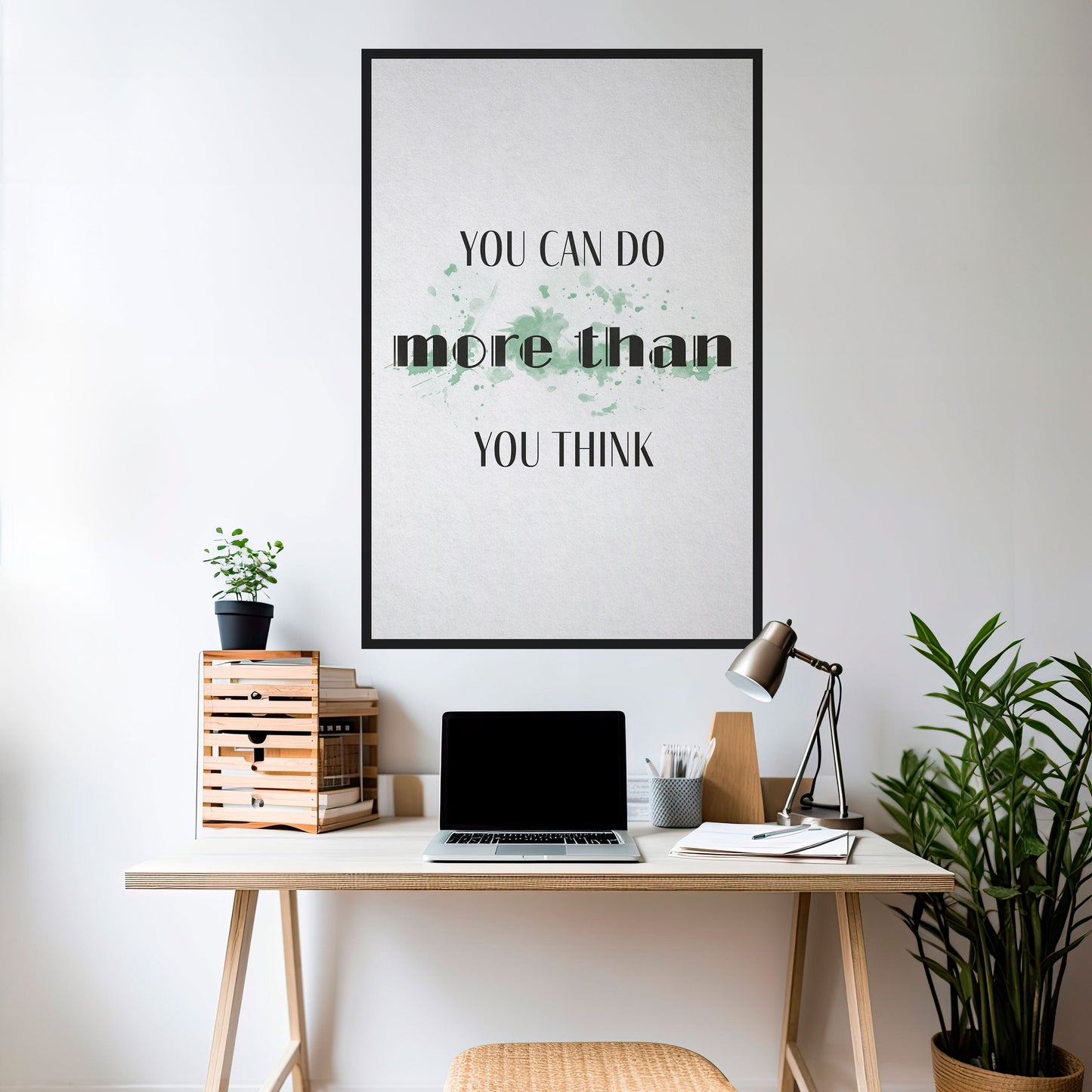 CREDERE E RAGGIUNGERE Poster verticale staccabile e attaccabile