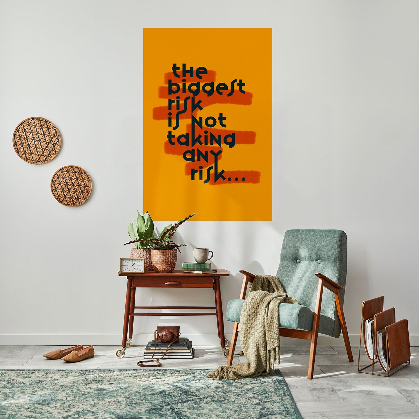 IL RISCHIO PIÙ GRANDE Poster verticale staccabile e attaccabile