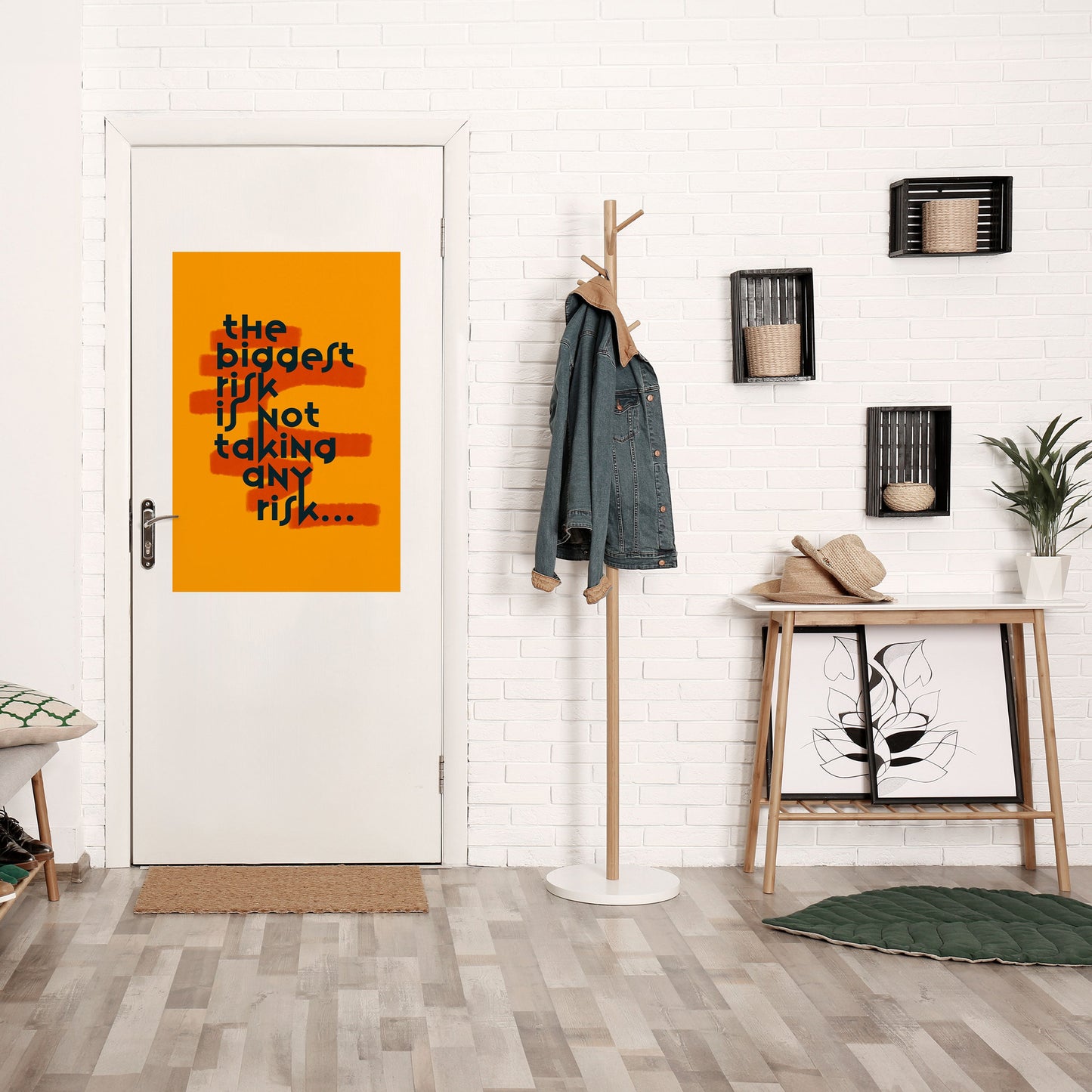 IL RISCHIO PIÙ GRANDE Poster verticale staccabile e attaccabile