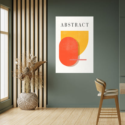 COMPOSIZIONE GIOCOSA Poster verticale staccabile e attaccabile