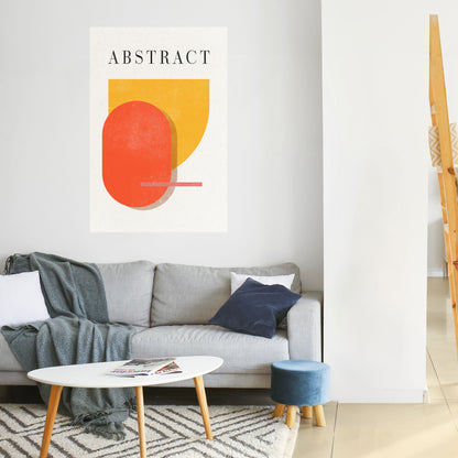 COMPOSIZIONE GIOCOSA Poster verticale staccabile e attaccabile