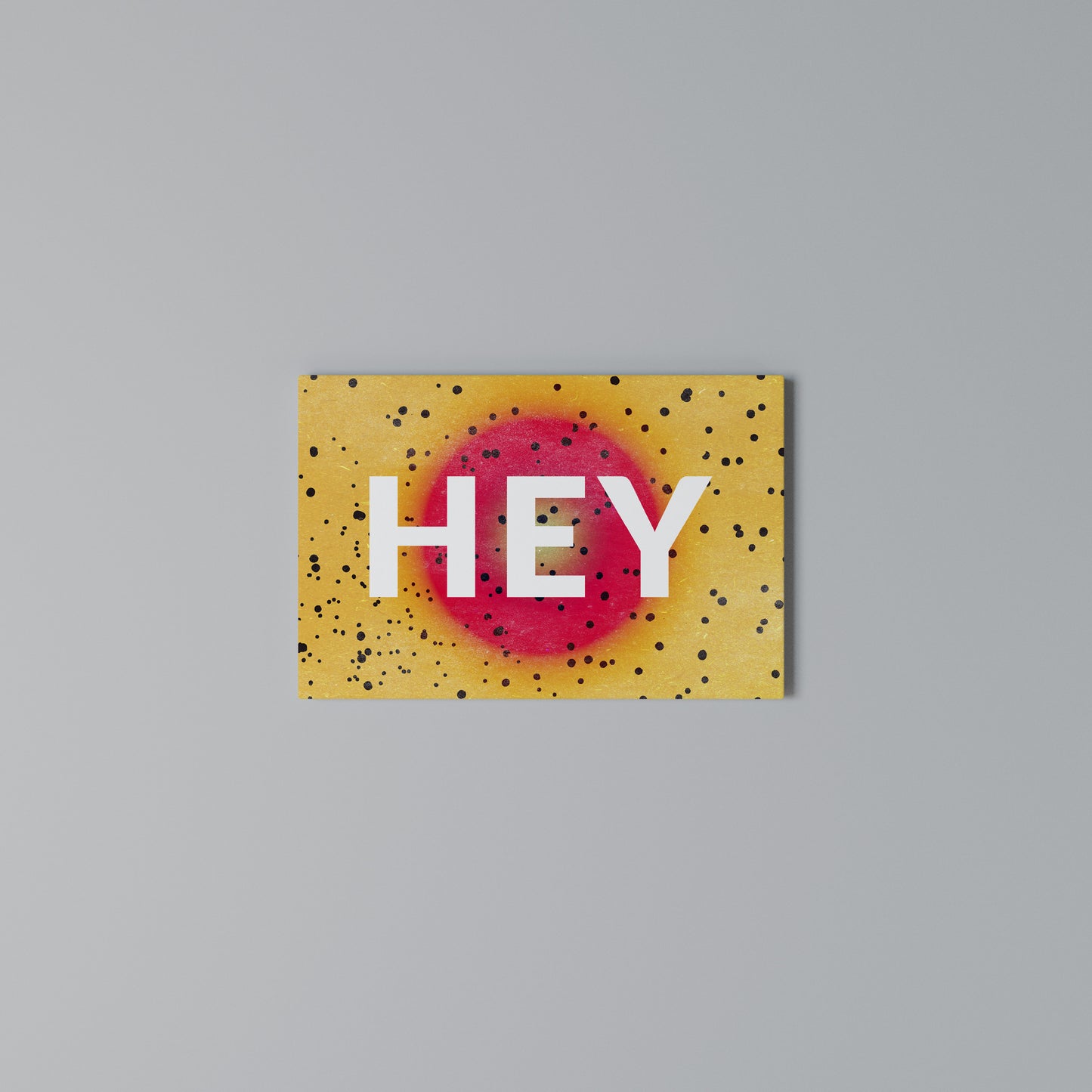 HEY THERE Stampa su tela orizzontale