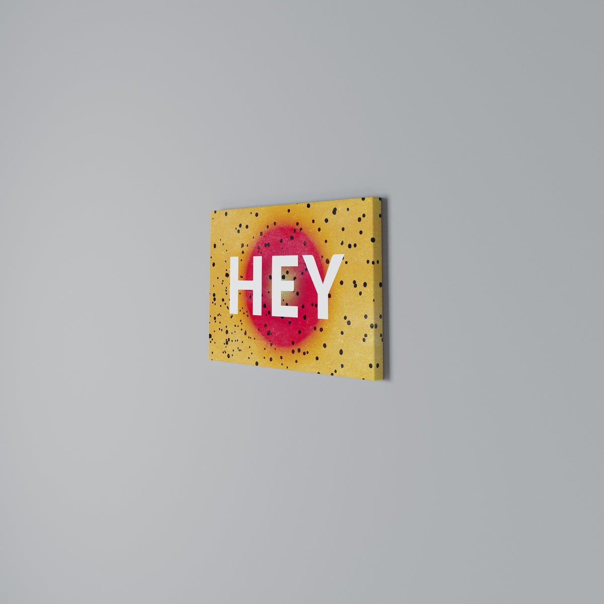 HEY THERE Stampa su tela orizzontale