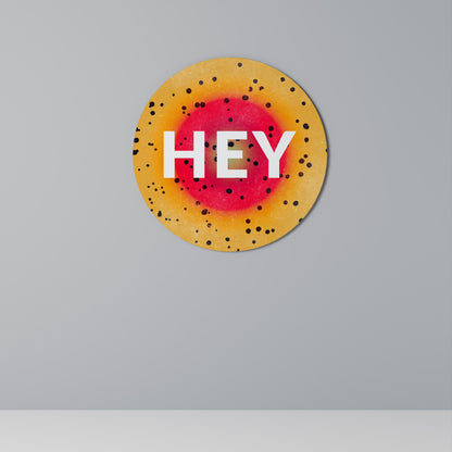 EHI THERE - Arte murale rotonda