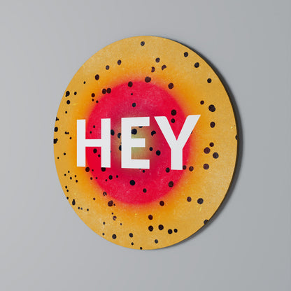 EHI THERE - Arte murale rotonda