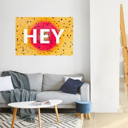 EHI THERE Poster orizzontale staccabile e attaccabile