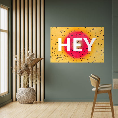 EHI THERE Poster orizzontale staccabile e attaccabile