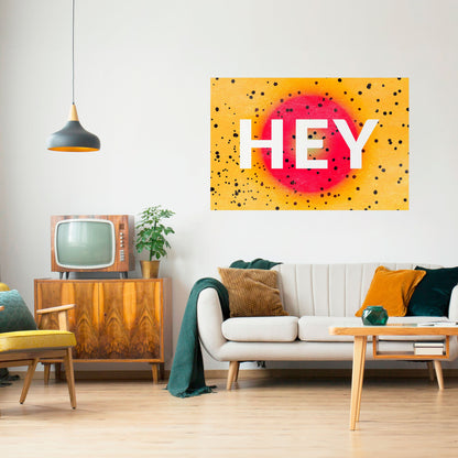 EHI THERE Poster orizzontale staccabile e attaccabile