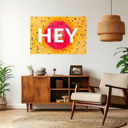 EHI THERE Poster orizzontale staccabile e attaccabile