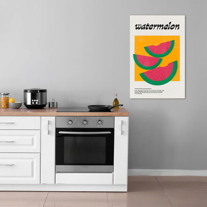 WATERMELON WHIMSY Stampa su tela verticale