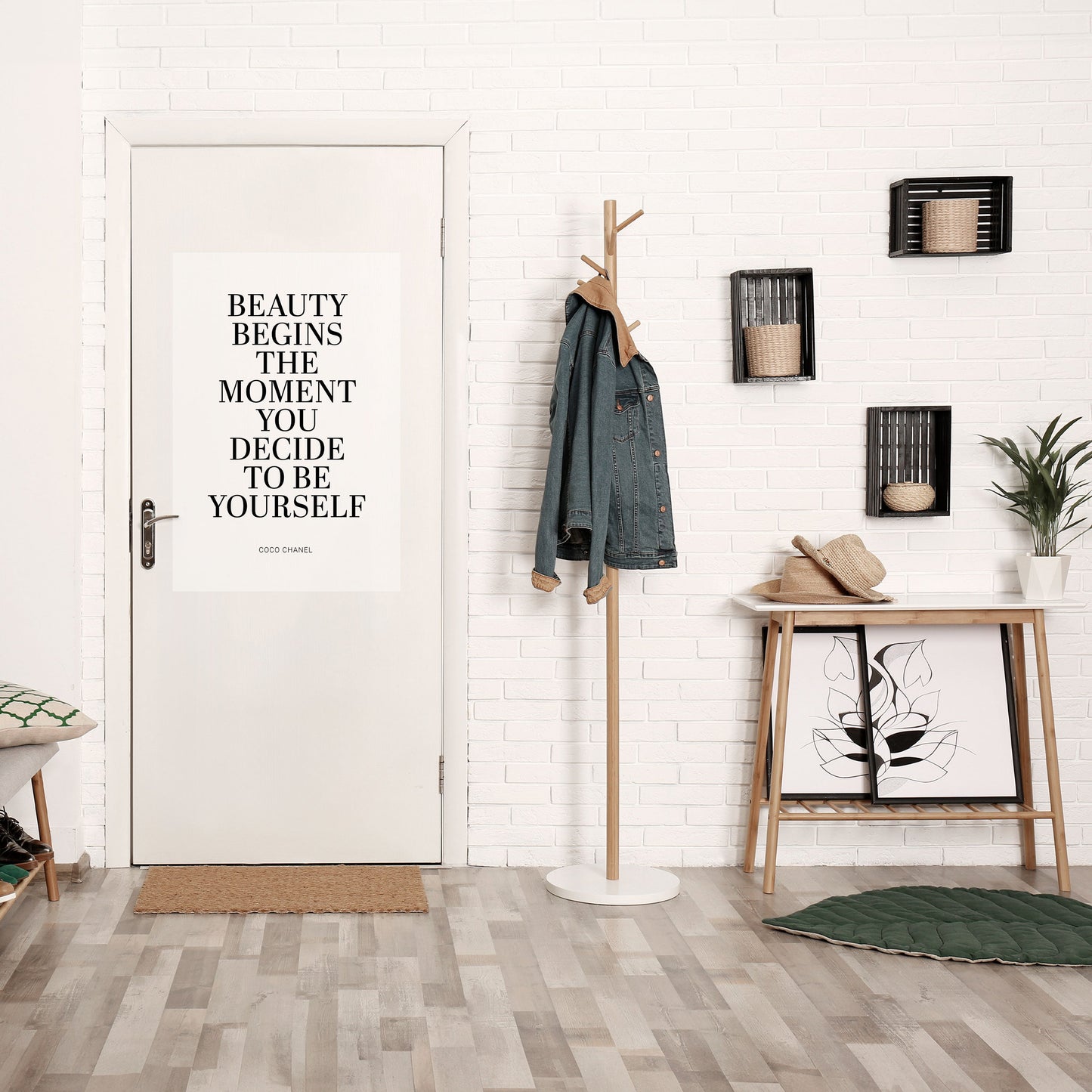 Poster verticale staccabile e attaccabile BEAUTY REDEFINED