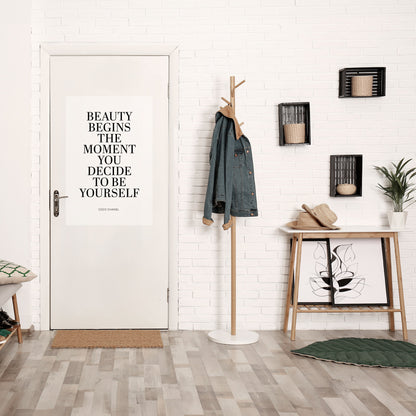 Poster verticale staccabile e attaccabile BEAUTY REDEFINED