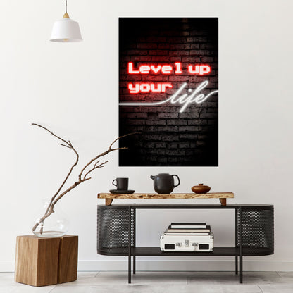 ACCENDI LE TUE ASPIRAZIONI Poster verticale staccabile e attaccabile