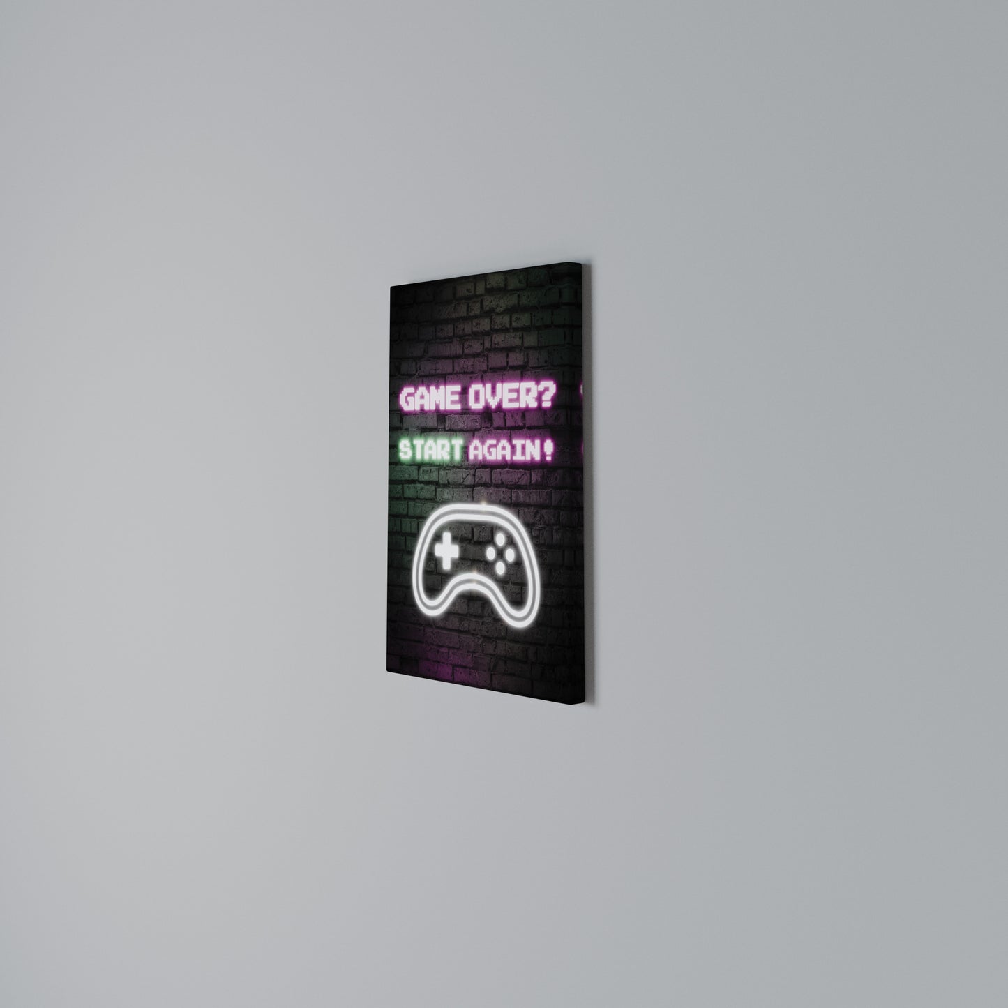 RESPAWN YOUR ADVENTURE Stampa su Tela Verticale