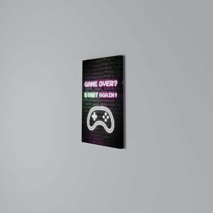 RESPAWN YOUR ADVENTURE Stampa su Tela Verticale