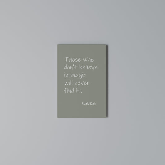 MAGIC OF BELIEF Stampa su Tela Verticale