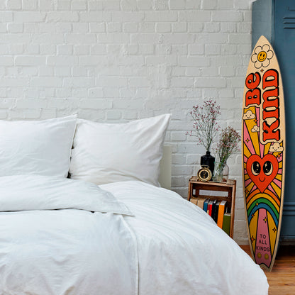 BE KIND Surfboard Decorative Panel