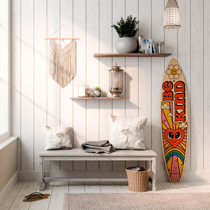 BE KIND Decorative Plywood Surfboard