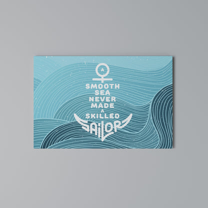 SKILLED SAILOR Stampa su tela orizzontale
