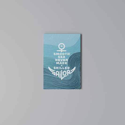SKILLED SAILOR Stampa su Tela Verticale