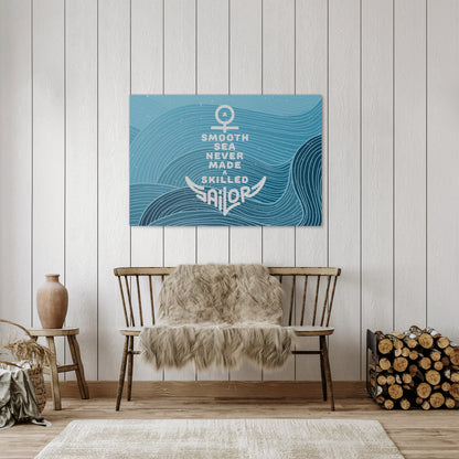 SKILLED SAILOR Stampa su tela orizzontale