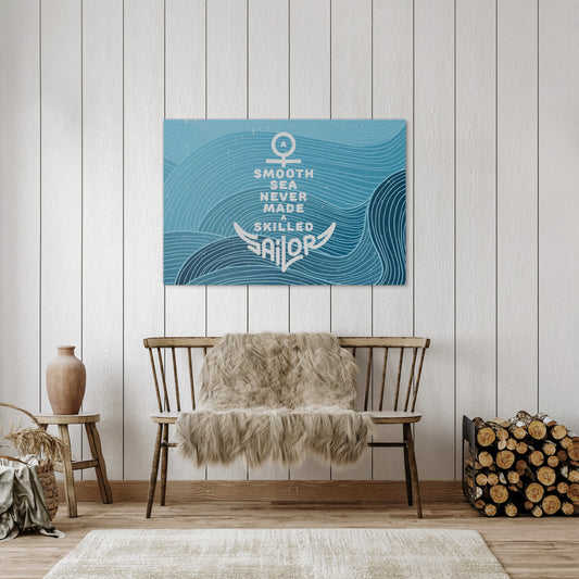 SKILLED SAILOR Stampa su tela orizzontale