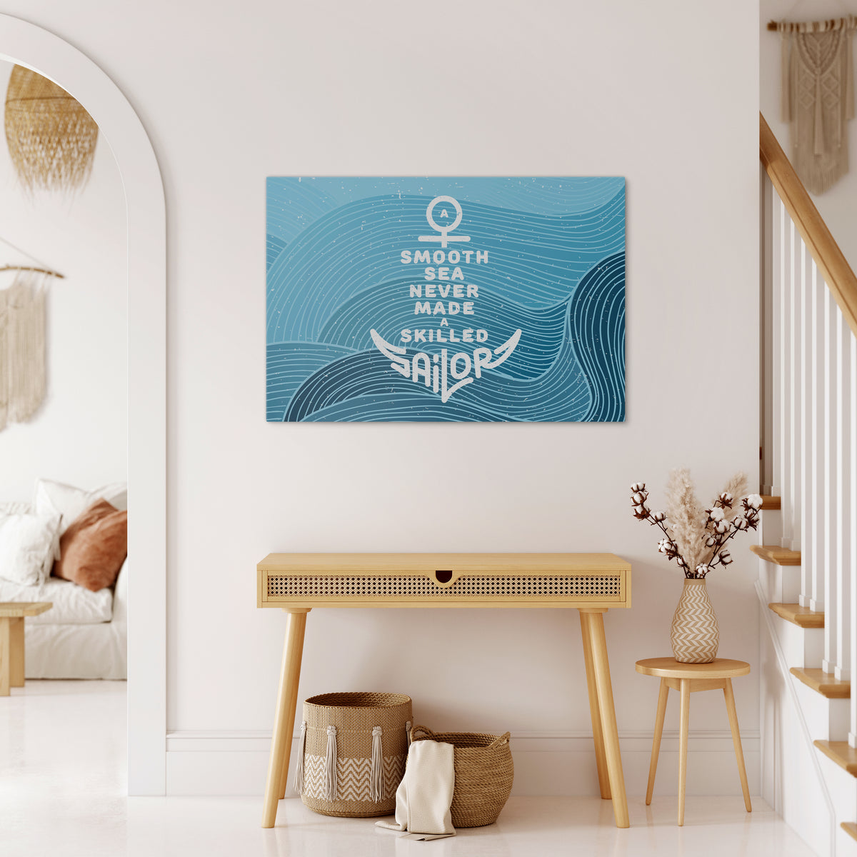 SKILLED SAILOR Stampa su tela orizzontale